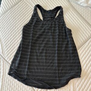 Lululemon Women's dark grey Striped Tank Top